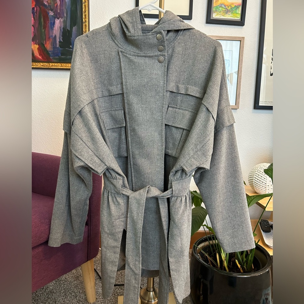 Marissa Webb Ernest Wool Blend Utility Jacket
